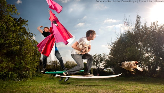 Rapanui founders Rob & Mart Drake-Knight. Photo Julian Winslow