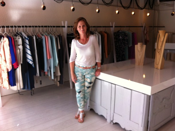 Theresa Hamilton, owner of A ma fille boutique in Rolle, Switzerland