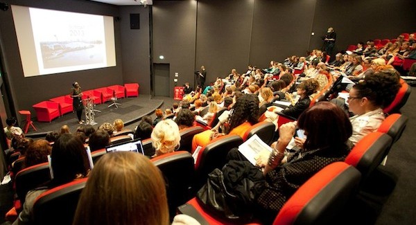 Man drought? View of the largely female audience at the 2013 SOURCE Summit.