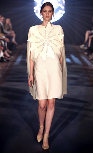 Kaviar Gauche S/S 2014 collection. Photo via the Mercedes Benz Fashion Week Berlin.