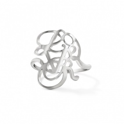 Our Love Will Bloom recycled silver ring by CRED.