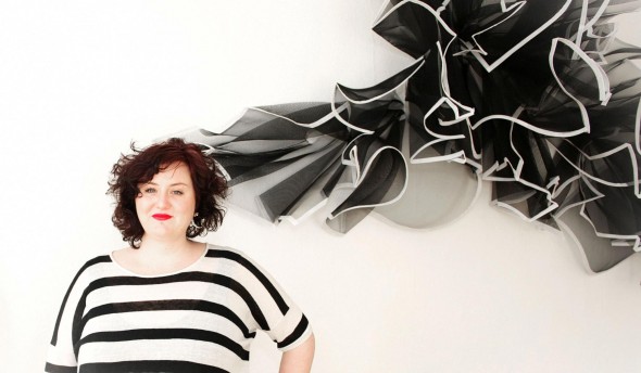 Lizzie Delfs, communications manager for the International Master's Programme - Sustainability in Fashion, ESMOD Berlin. Photo via Berlin Art LInk.