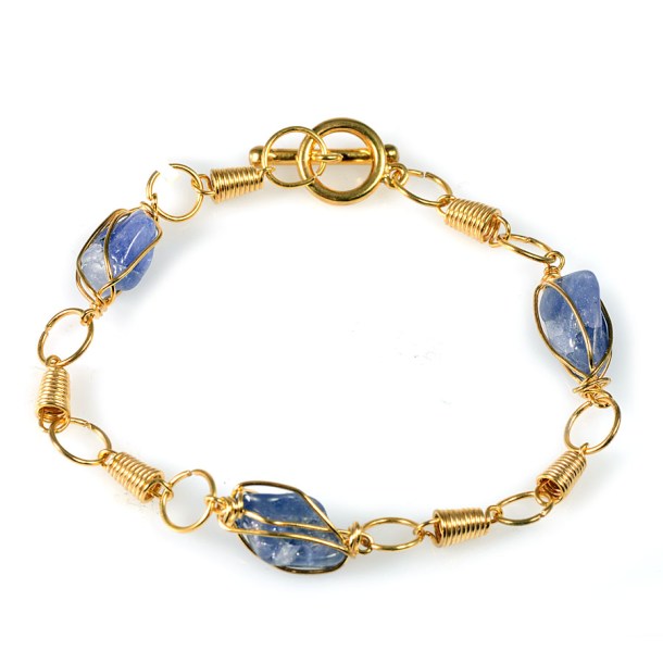 Bracelet from The Maasai Ladies' Project run by the Tanzanite Foundation.