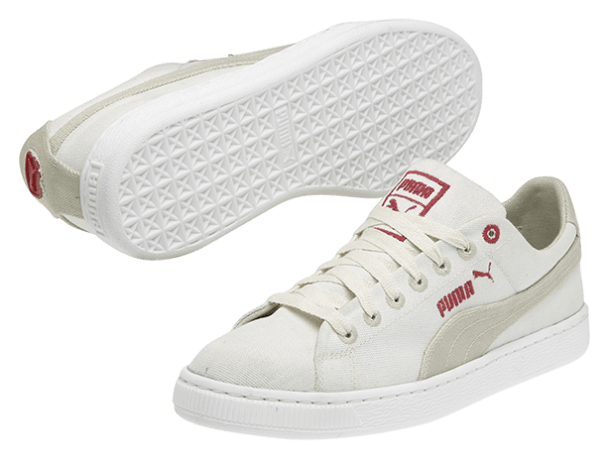 PUMA's InCycle Basket sneaker completely biodegrades in approximately six months. Image courtesy of PUMA.