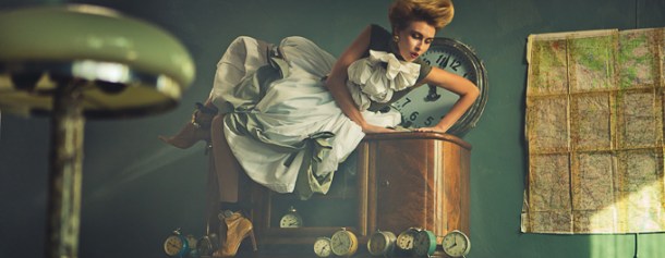 Latvian designer Ingrida Zabere created her Recycled brand which gives a second life to old clothes. Photo via recycled.lv