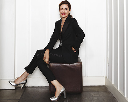 Livia Firth is the founder of Eco-Age. Photo via Country & Townhouse.