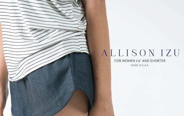 Allison Izu is known for her jeans for petite women.