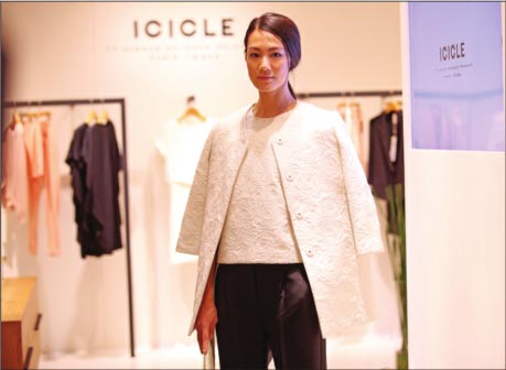 Icicle is a Chinese eco-luxury brand. Photo via China Daily.