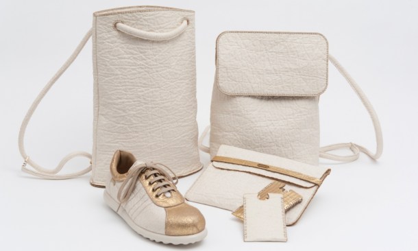 Piñatex range developed by Carmen Hijosa's company Ananas Anam.