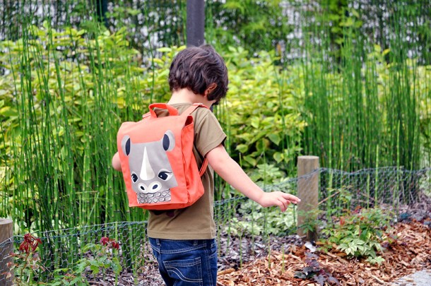 Rhino backpack from COQENPATE's Save Our Species collection. Photo via coqenpate.com.
