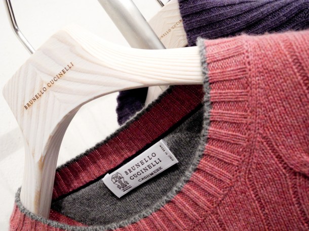 Brunello Cucinelli cashmere sweater. Photo by just_jeanette via Flickr.